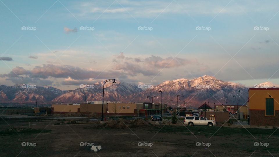 my backyard. the view from my work