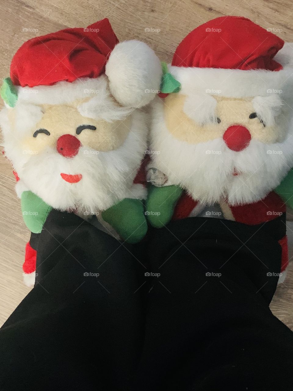 Christmas Santa slippers 