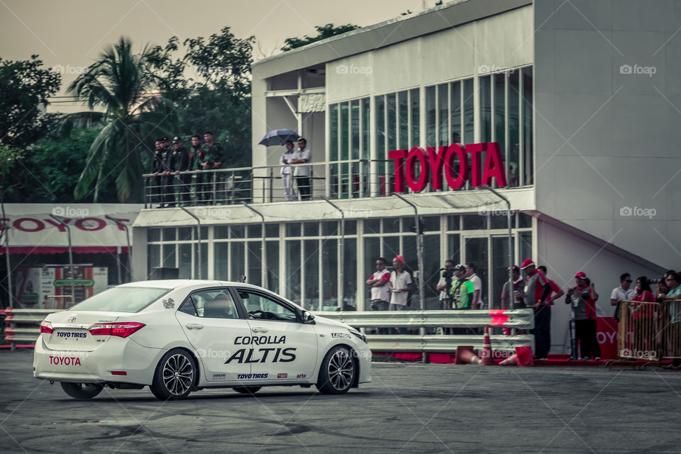 Toyota Altis drift show