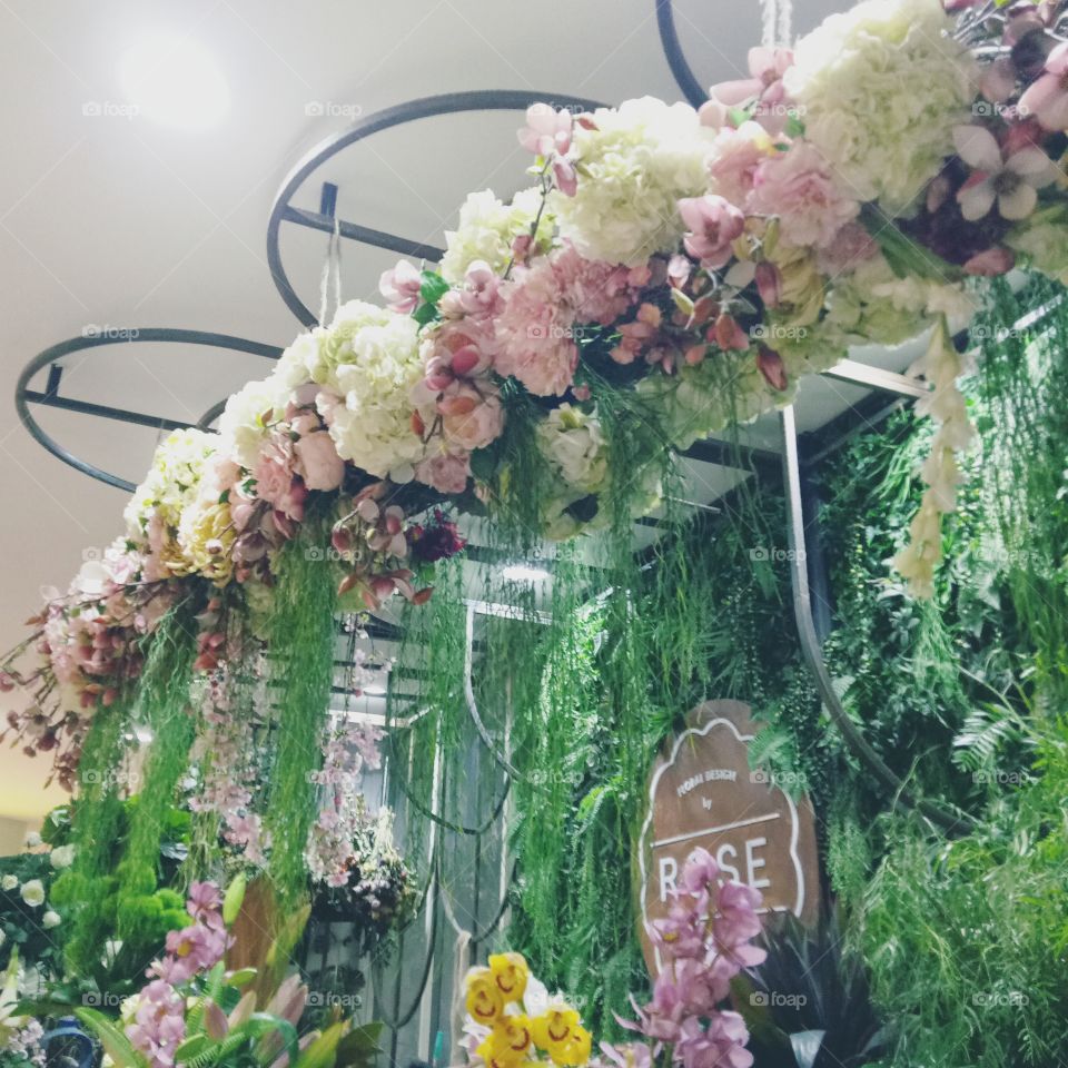 stunning flower arrangement at the local florist