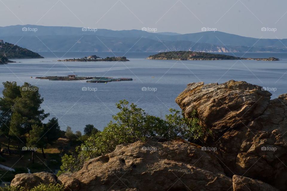 Rocky islands