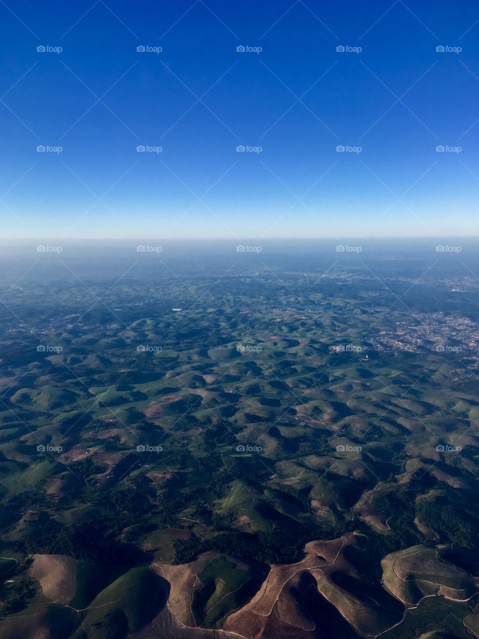 Voo Recife - Campinas, após uma ótima temporada de passeio. Como é legal tirar foto do alto de um avião. - 2