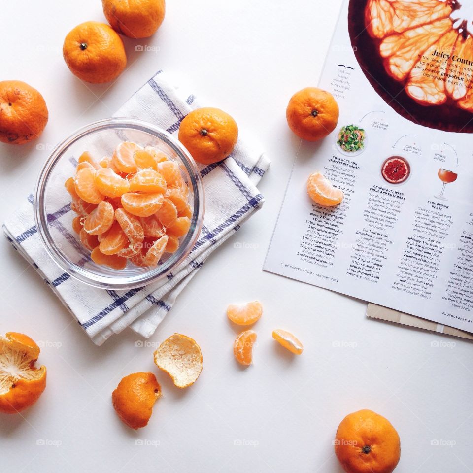 Oranges . Relaxing time with oranges.