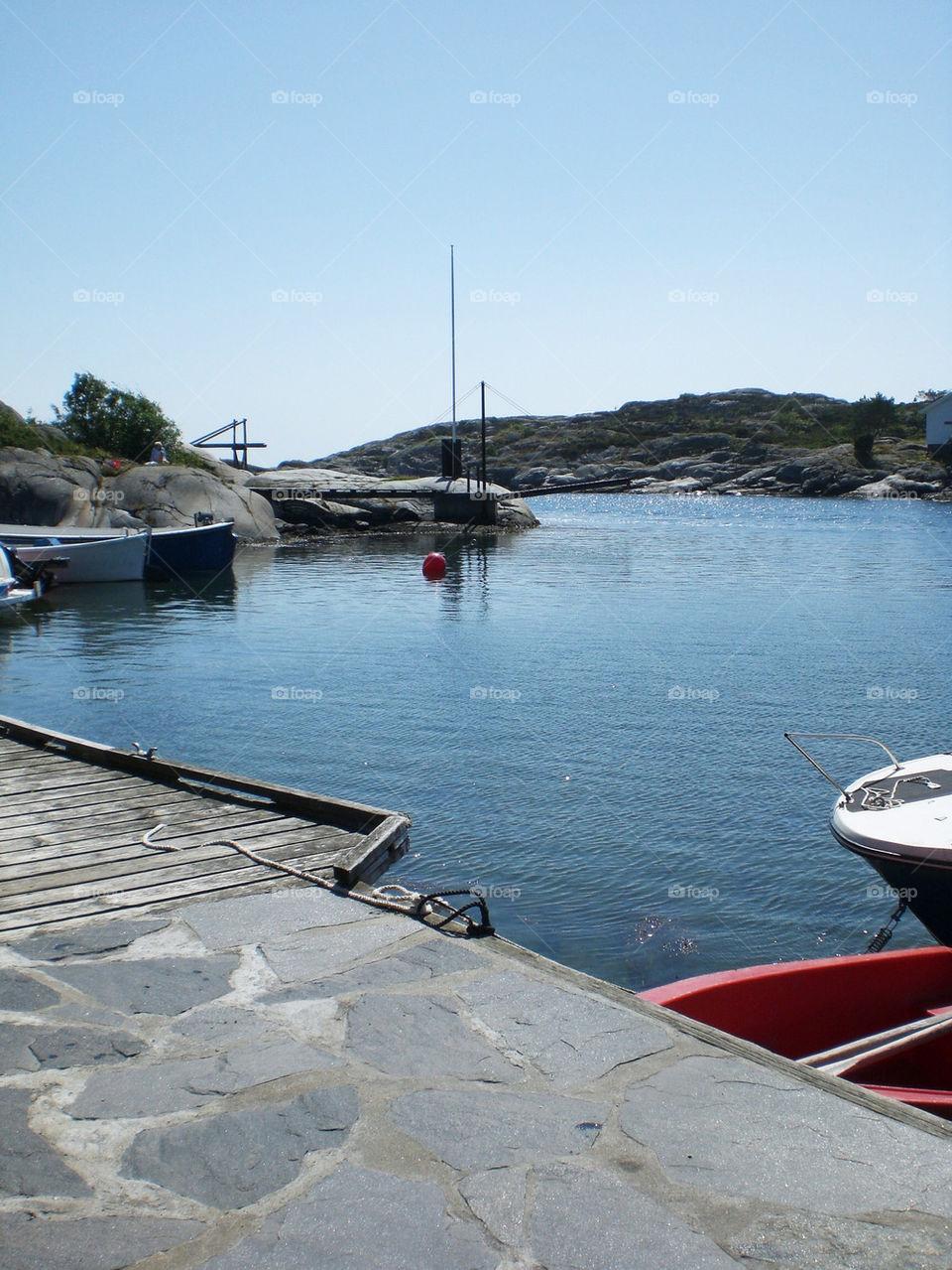 norway beach sky blue by greirik
