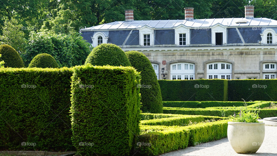 In a park in Antwerp