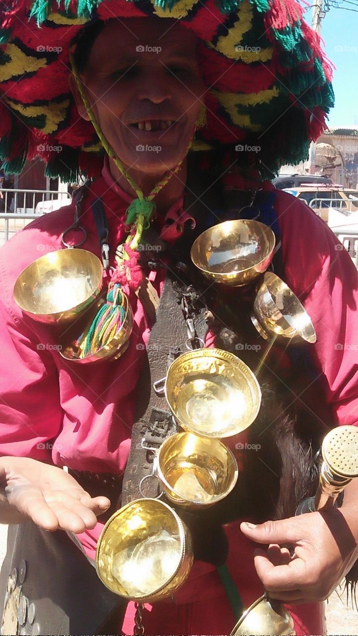 Water seller in morocco.