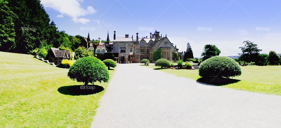 Gothic. Gothic stately home 