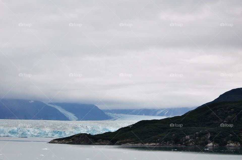 Hiking at the glaciers