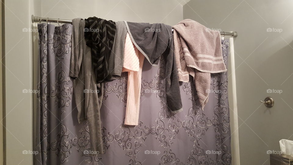 put your clothes away!