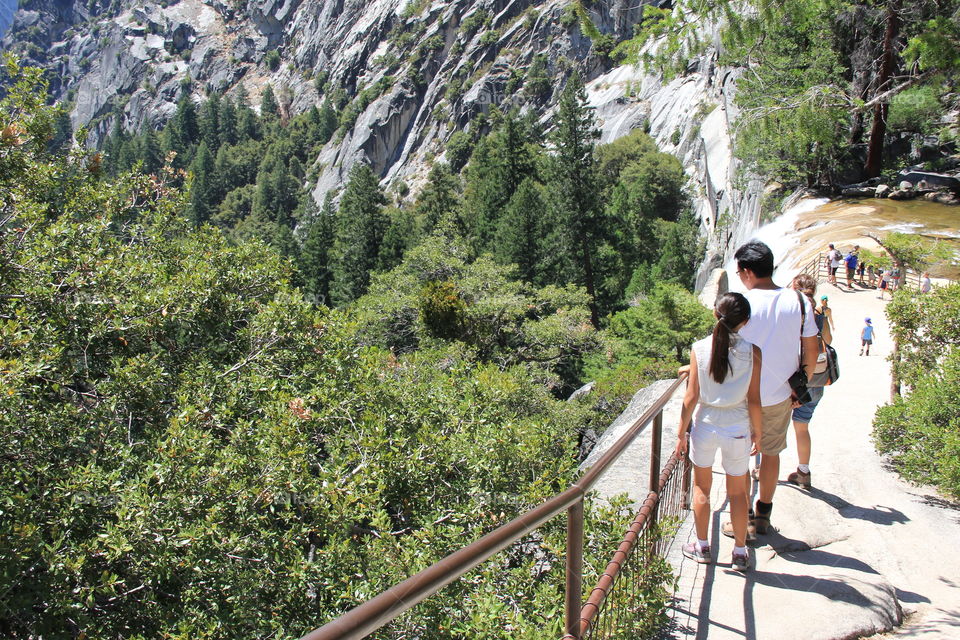 Mountain hiking 