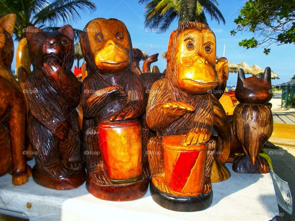 Hand made Jamaican carvings