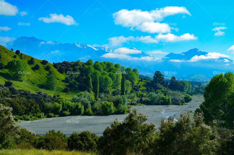 Inland road  scenery 