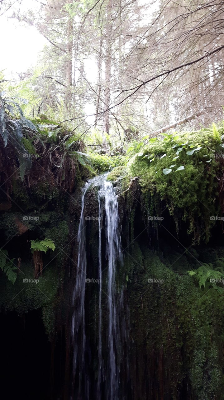 Waterfall in Wicklow mountains