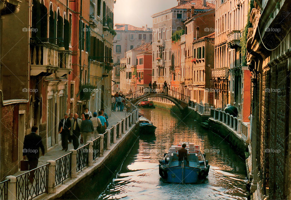Canal, Gondola, Venetian, Gondolier, City