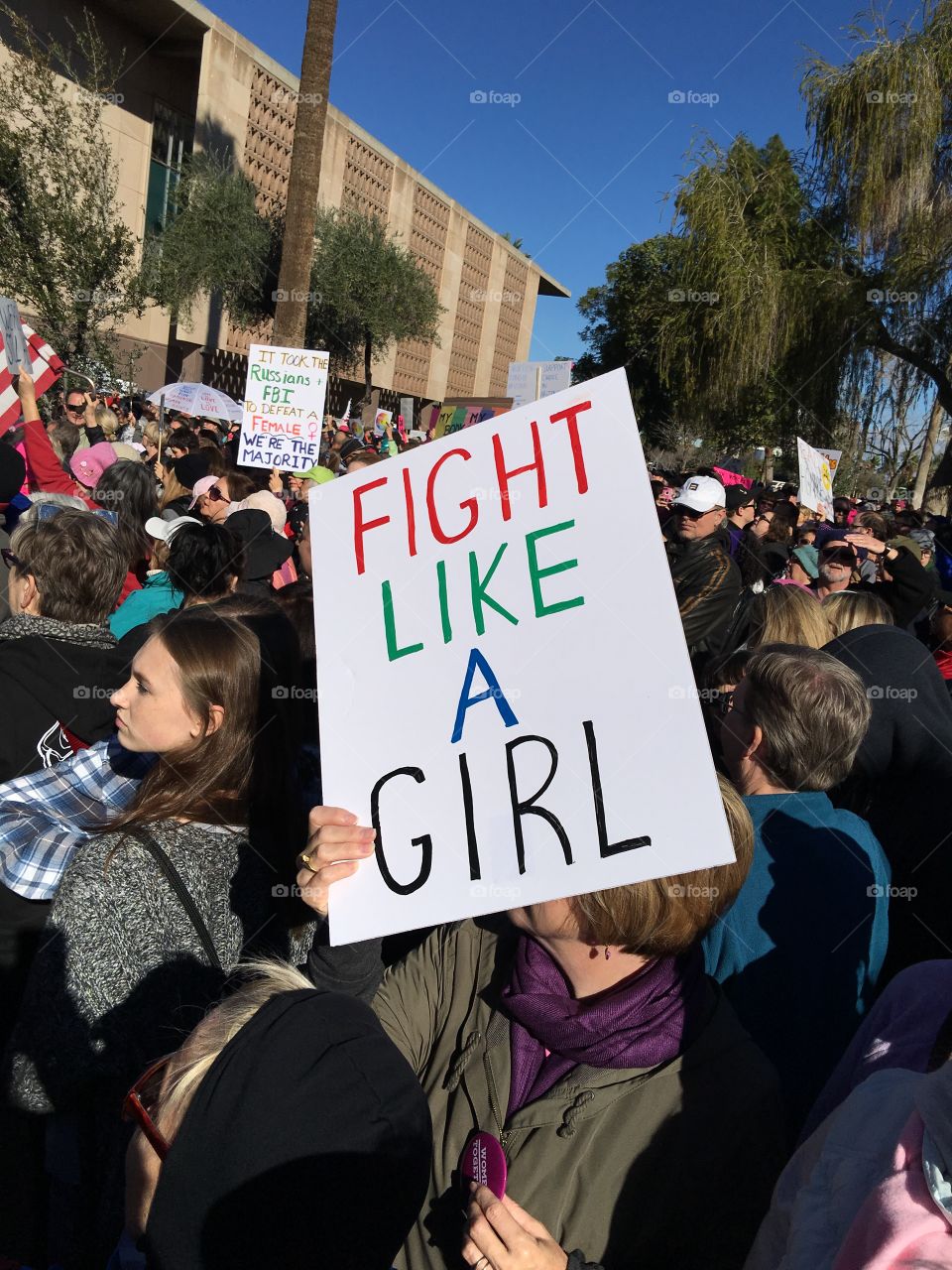 Women's march in Phoenix.