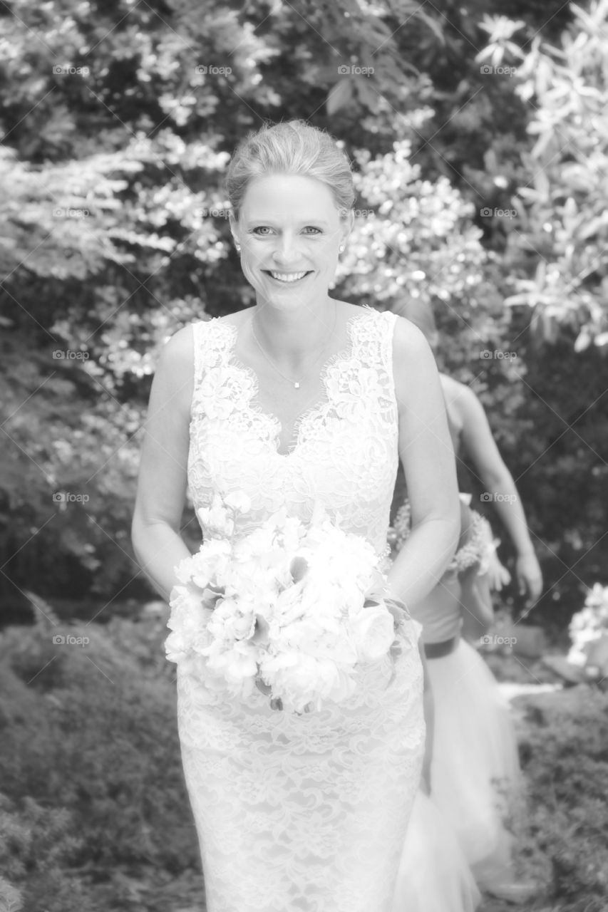 Bride . My beautiful friend. 