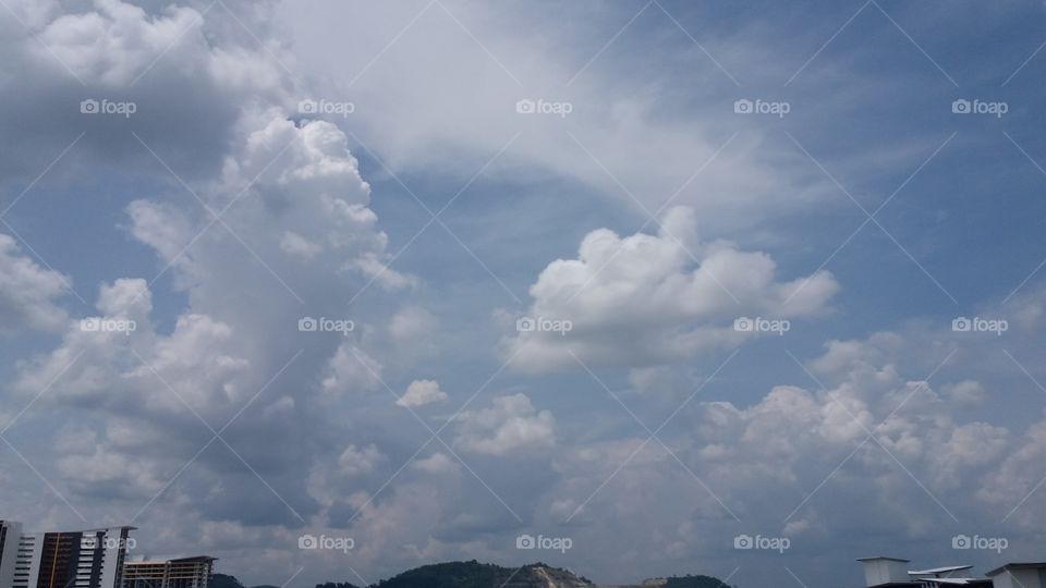 clouds formation at my place