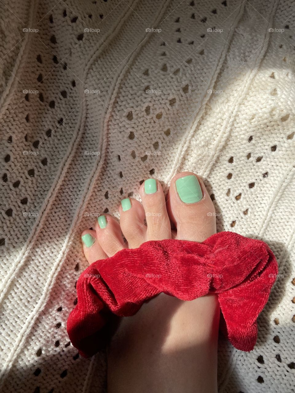 My foot sunbathing ☀️