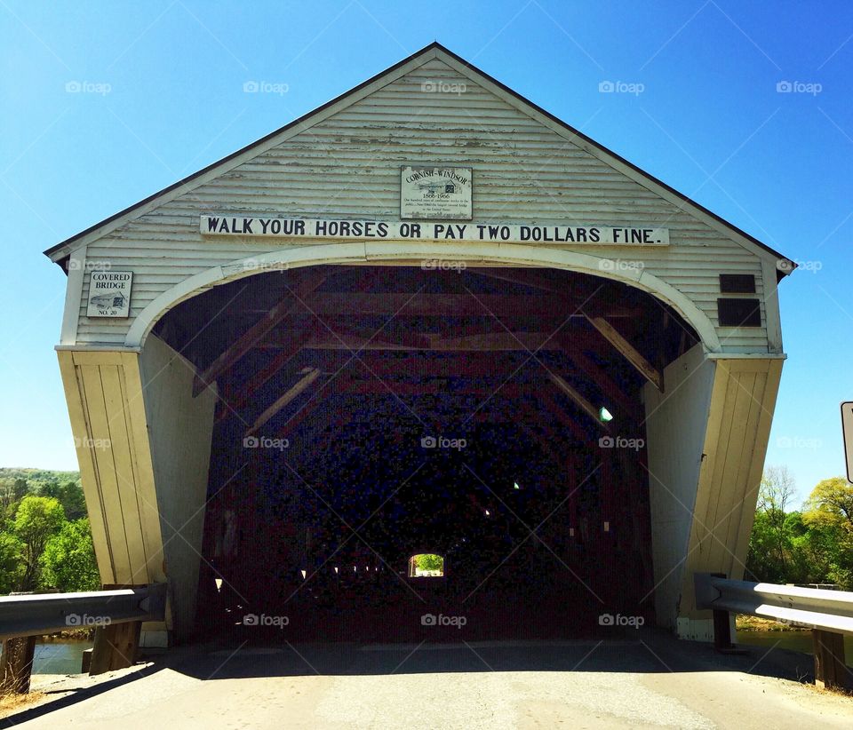Bridge. Covered Bridge