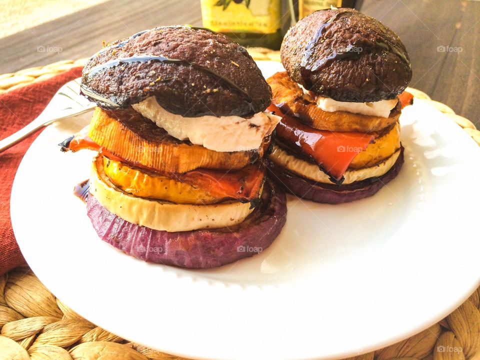 Grilled Vegetable Stacks! 