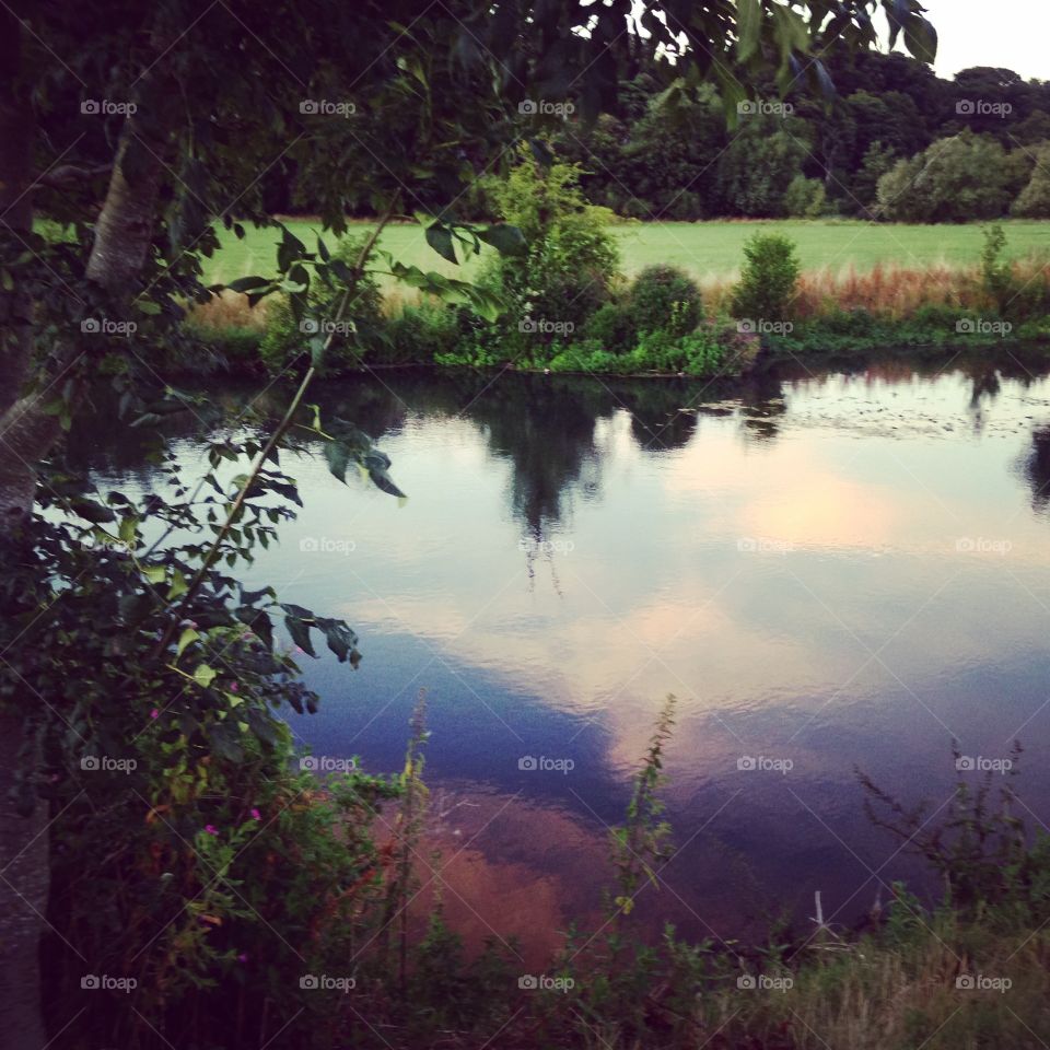 Water, Reflection, No Person, Landscape, Lake