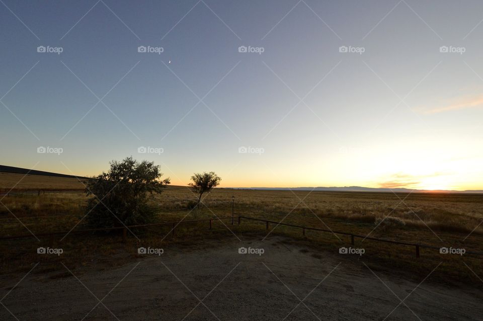 A peaceful evening near Great Sand Dunes National Park, Colorado. 