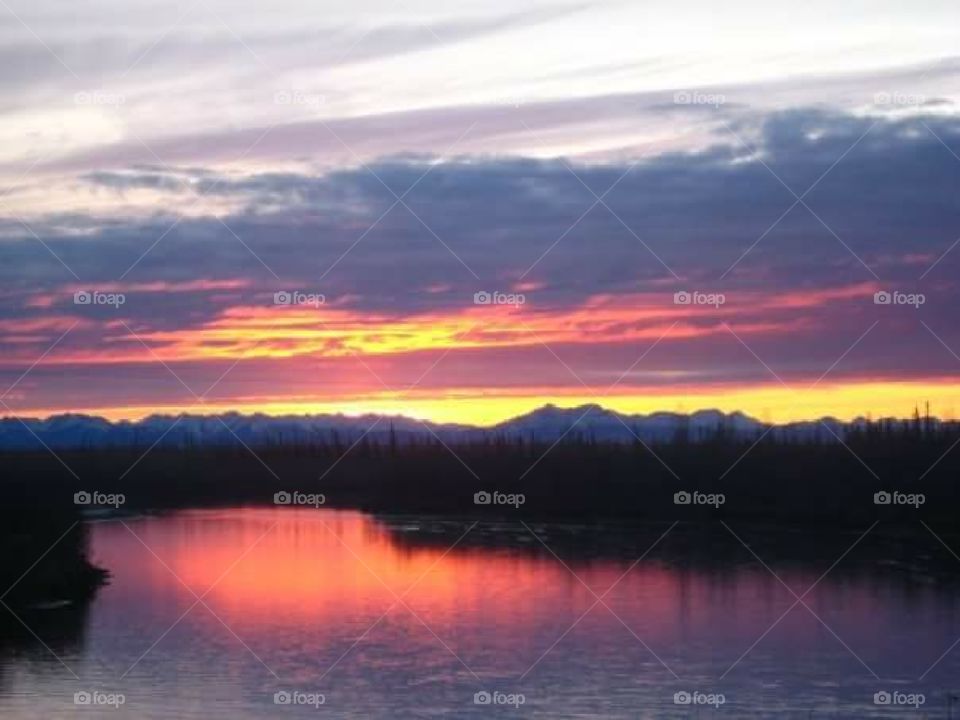 Sunsets in Alaska
