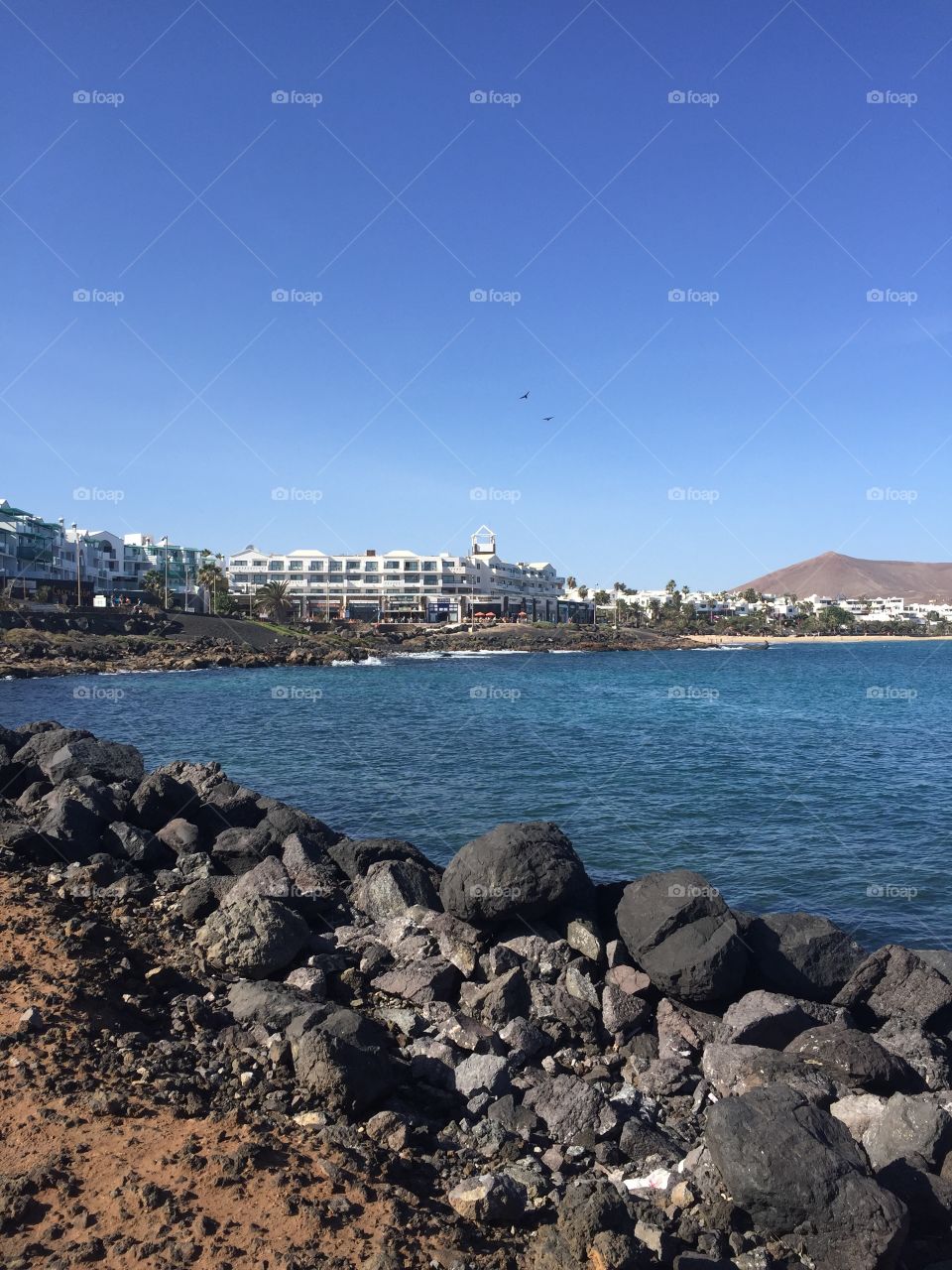 Océano atlántico Islas Canarias Costa  Teguise 