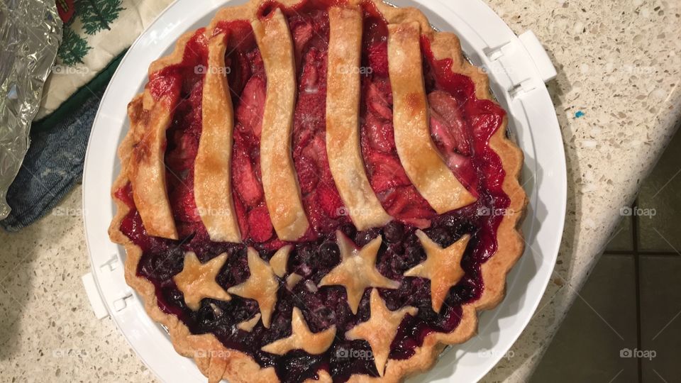 4th of July pie