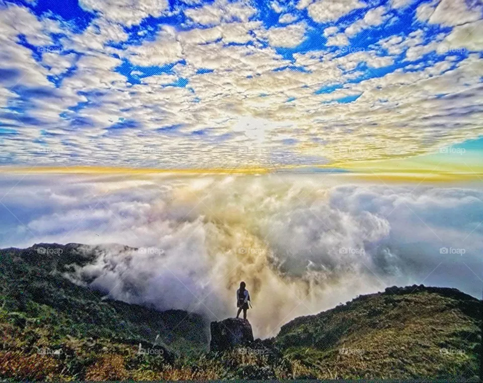 Man and Sky