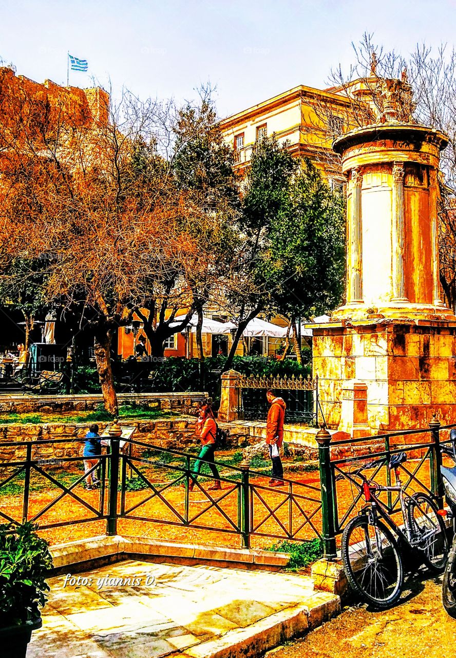 Athens plaka old town