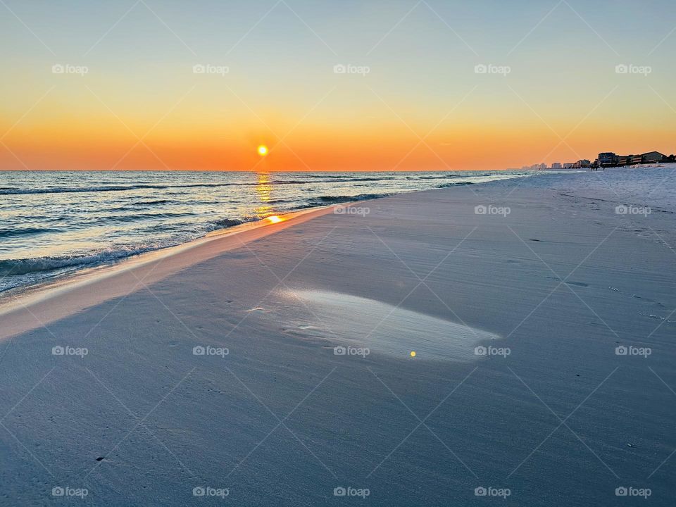 Enjoying the January sunsets on the Gulf of Mexico - If you are in a beautiful place where you can enjoy sunrise and sunset, then you are living like a king or queen. 