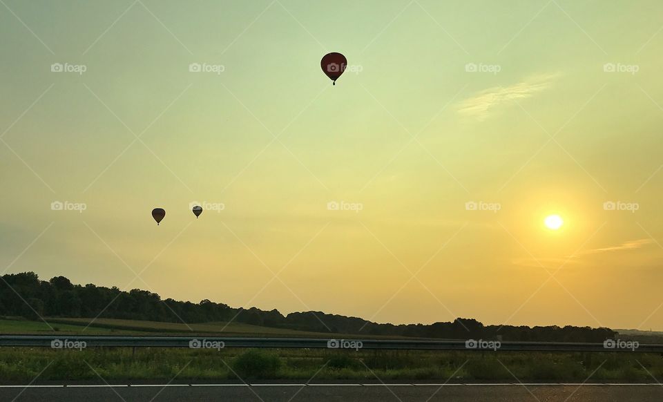 Sunset Air Ballon Ride