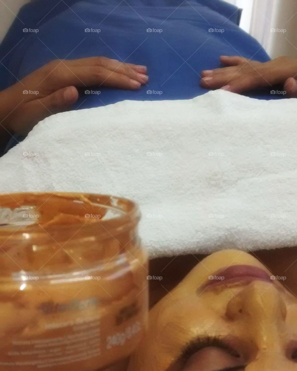 cuidados de mulher máscara