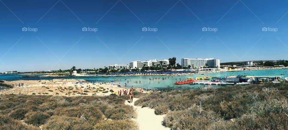 The most beautiful beach of Cyprus - Nissi Beach, Ayia Napa