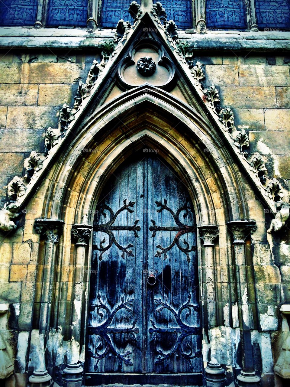 Old church door

