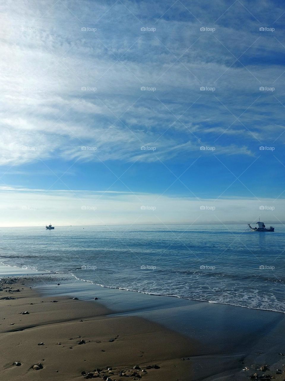 Barcos en el mar