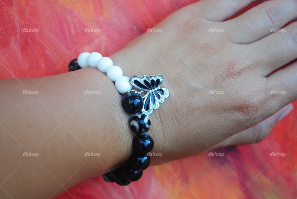 A beautiful handmade bracelet