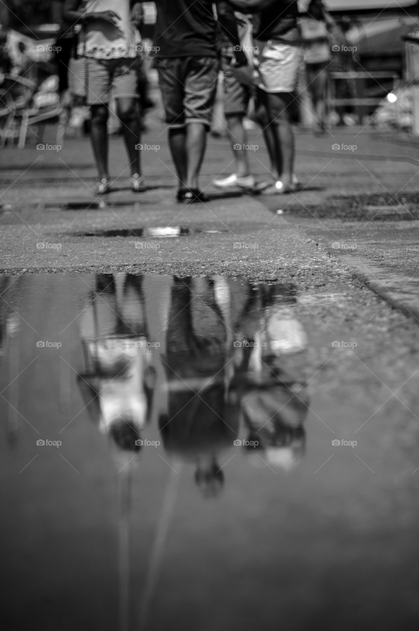 People, Monochrome, Group Together, Street, Adult
