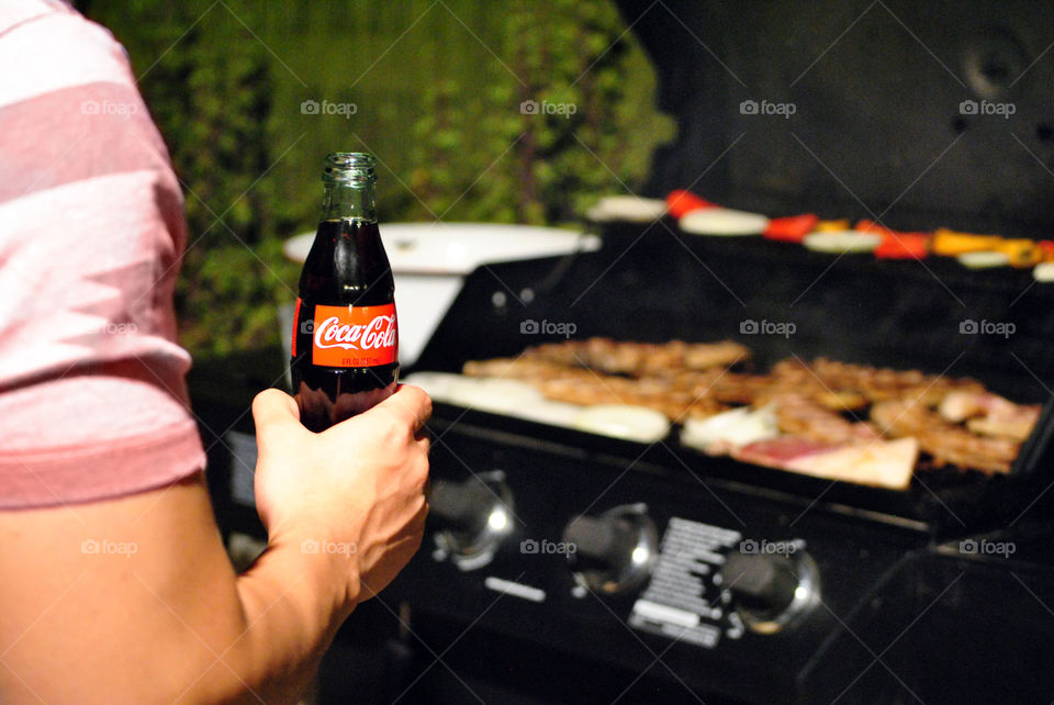 Weekend bbq and Coke is the best