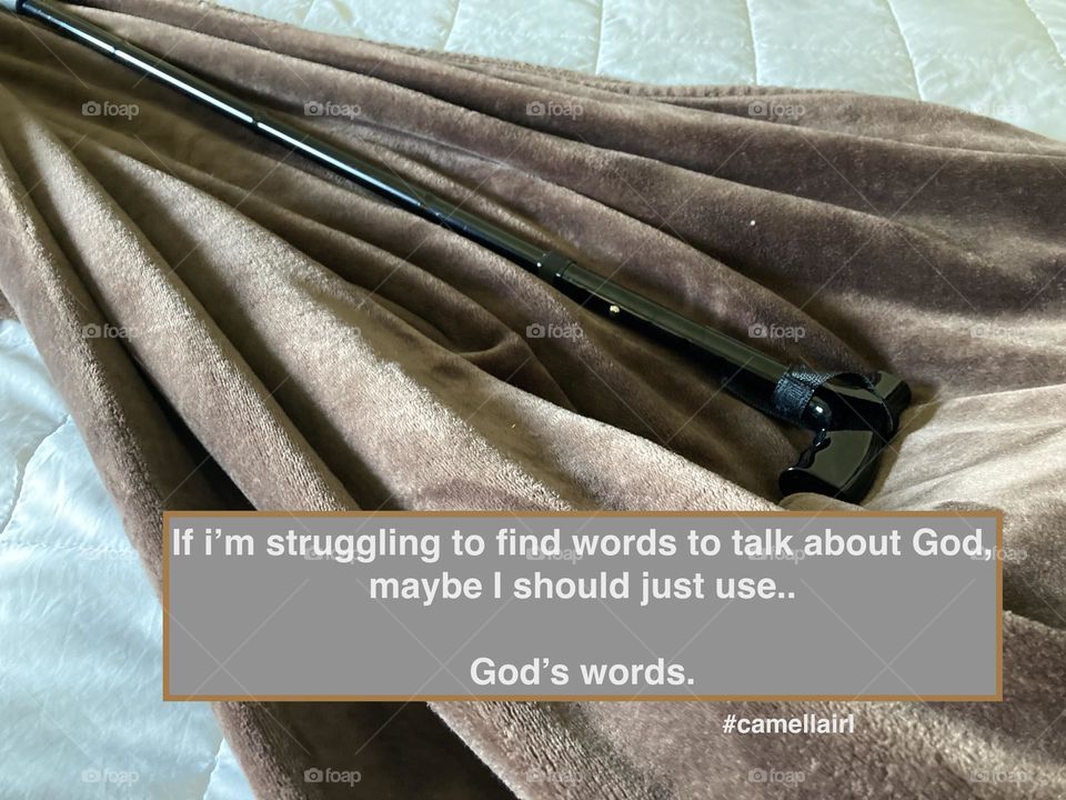 Talking about God’s words should be simple