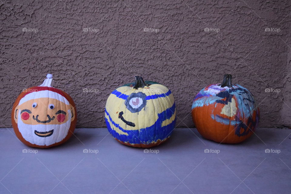 DIY Pumpkin art