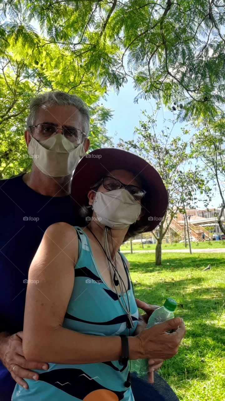 Na caminhada com o meu bem maior,meu marido aniversariante