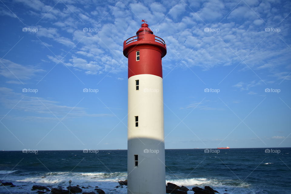 The Lighthouse And The Sea View