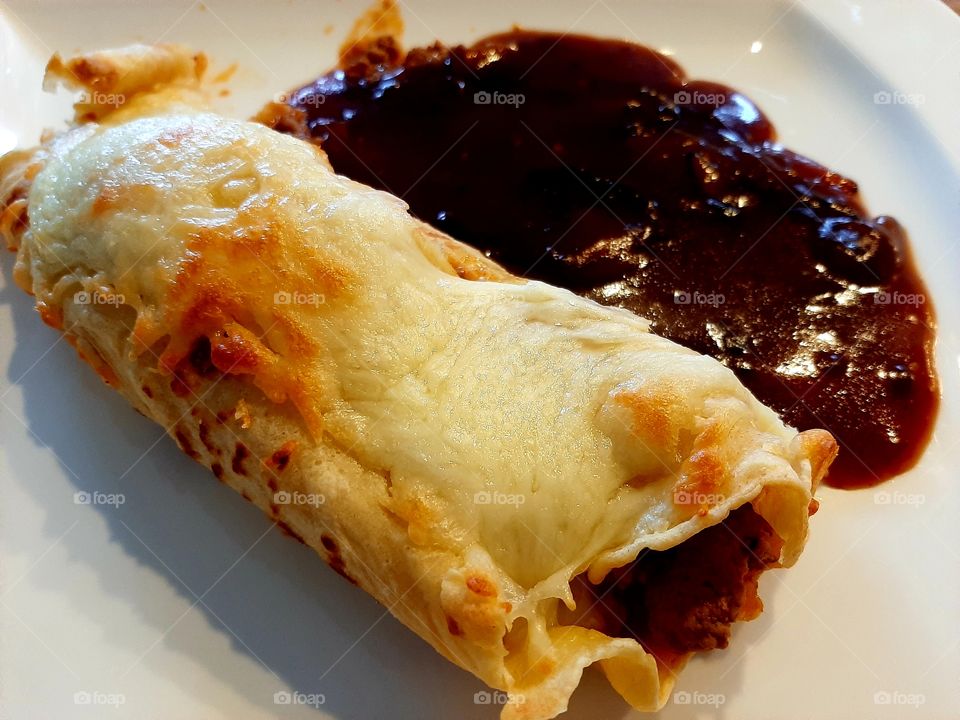 Pfannkuchen mit Hackfleisch