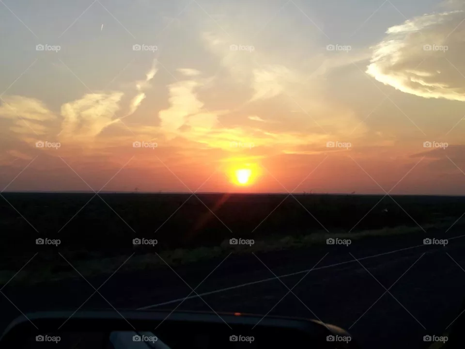 Sun set