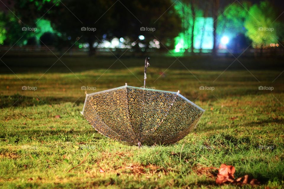 Another umbrella in the night