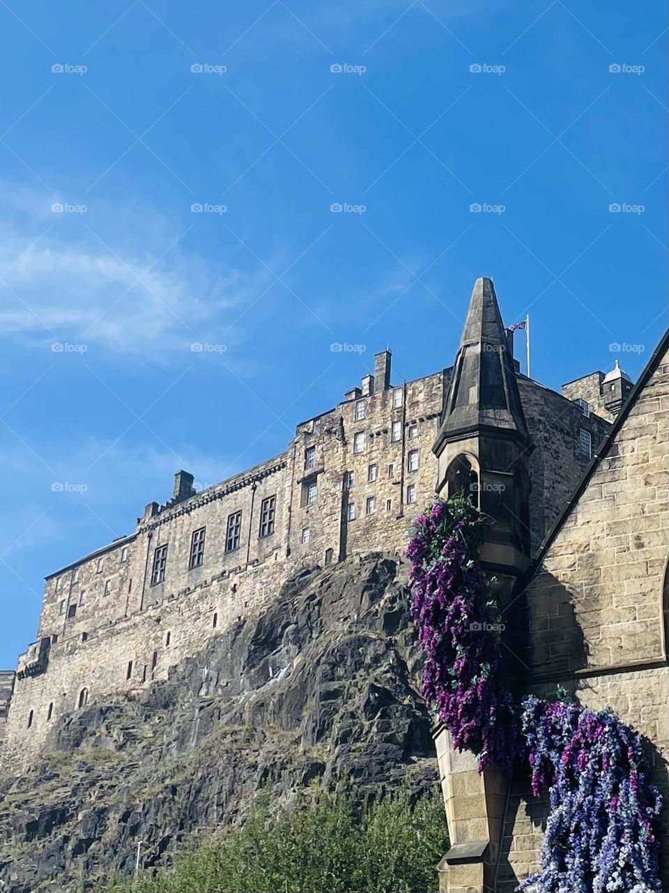 Edinburgh castle in all its glory 