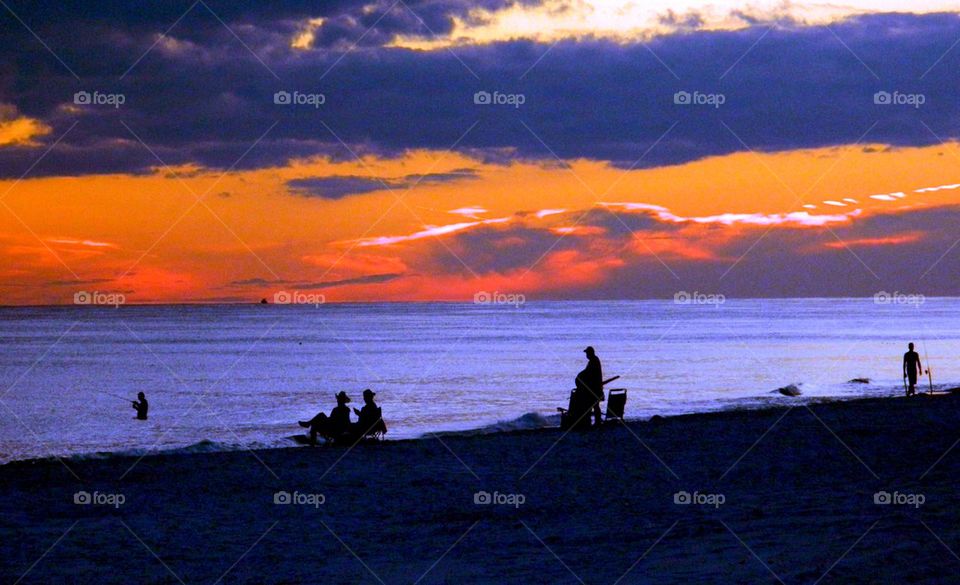 Gulf of Mexico Flaming sunset