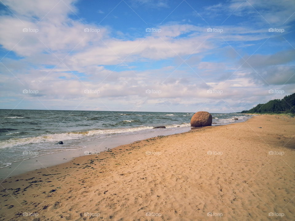 Latvian beach